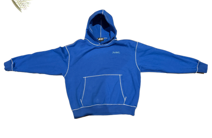 OVERSIZED OUTSEAM HOODIE -Cobalt Blue